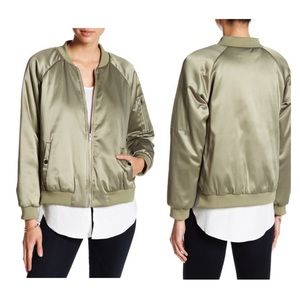 NWT Bomber Jacket with Attached Shirttail